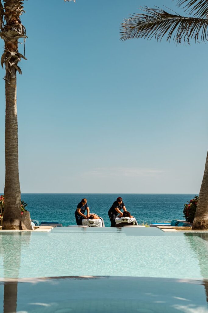 serenity meets the soothing sounds of the cabo coast with a mesmerizing beachfront massage.