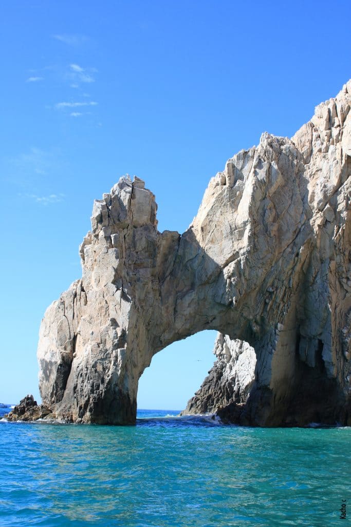 the famous “arco” of cabo san lucas.