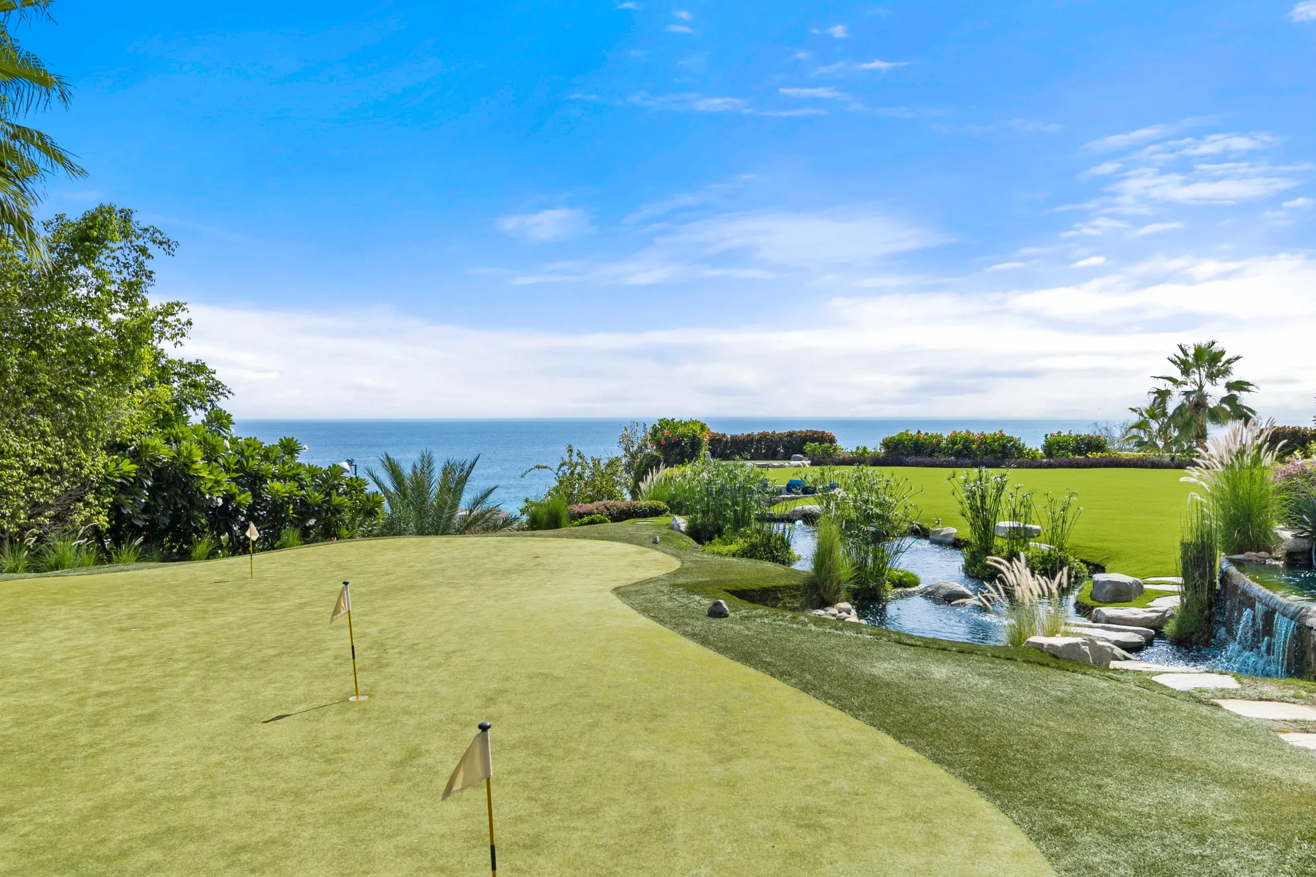 paradiso perduto putting green ocean view